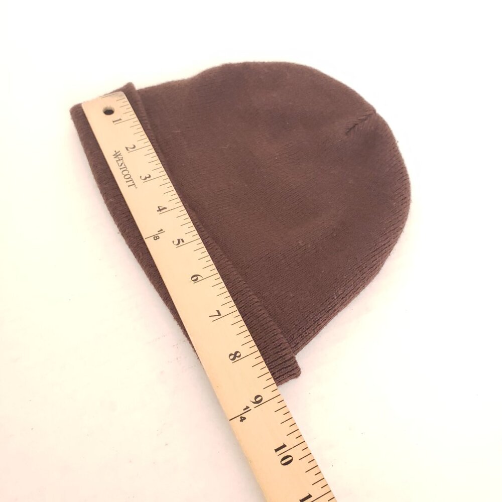 Unisex Adults Chocolate Brown Color Cute Hat Beanie - Picture 8 of 8